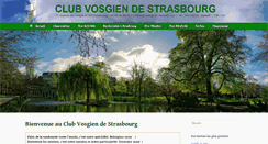Desktop Screenshot of club-vosgien-strasbourg.net