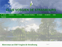 Tablet Screenshot of club-vosgien-strasbourg.net